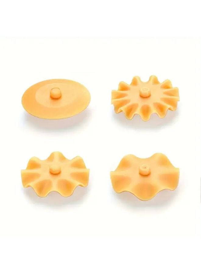 Yellow 4 In 1 Pastry Cutter Dough Scraper Chopper Blender Multi Function Baking Tool - Image 2